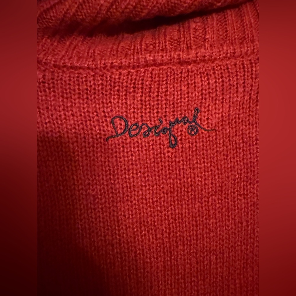 Desigual Women's Sweater Jumper Pullover Size M - image 4